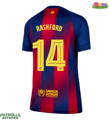 Barcelona Marcus Rashford #14 Hemmatröja Kvinnor 2025-26 Kortärmad
